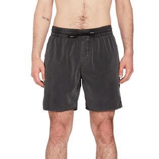 Men's Centre Elastic Waist Swim Trunk