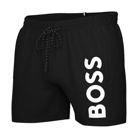 BOSS Men s Octopus Swim Trunk Shorts Black Size Large