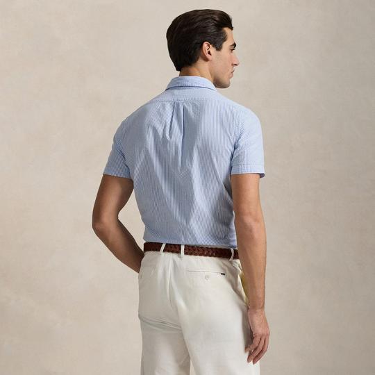 Men's RL Prepster Classic Fit Seersucker Shirt | Polo Ralph
