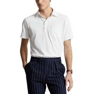 Polo en lin-coton avec coupe classique pour hommes
