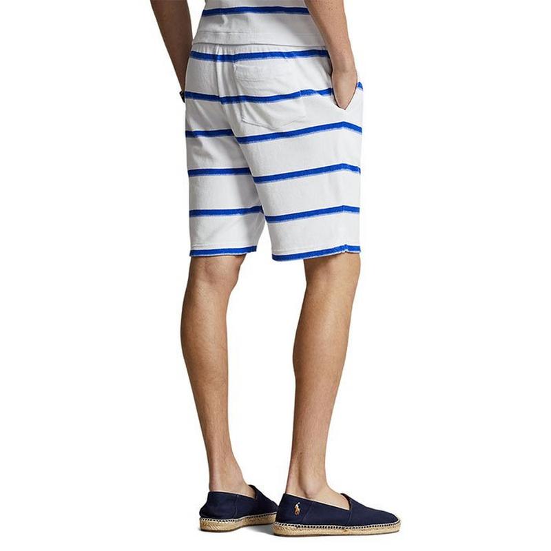 Polo Ralph Lauren Men's 7.5" Striped Terry Drawstring Short