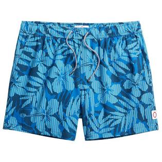 Men's Tropical Stripes 2.0 Keep It Tight 6" Classic Swim Trunk