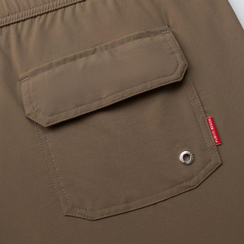 Public Beach Men's Tulum Keep It Tight 6" Classic Swim Trunk