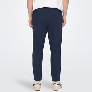 Only & Sons Men's Linus Crop Cotton-Linen Pant