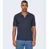 Men s Linen-Blend Knit Polo