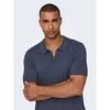 Men s Linen-Blend Knit Polo