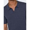 Men s Linen-Blend Knit Polo