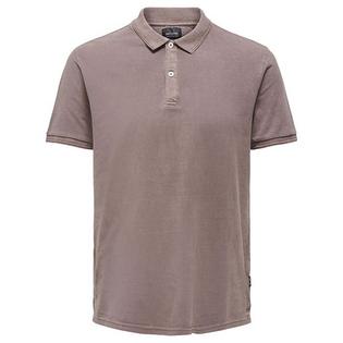 Only & Sons Men's Travis Slim Washed Polo