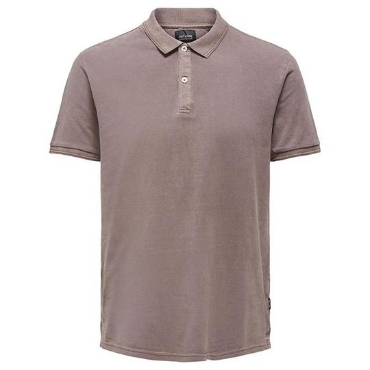 Only & Sons Men s Travis Slim Washed Polo