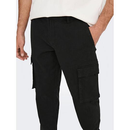 ★新品★CARGO SLACKS PANTS CARGO SLACKS - BLACK – kodyphillips.com