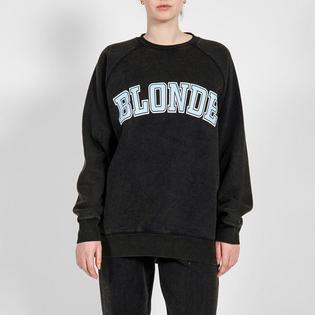 Brunette The Label Women's The Blonde Not Your Boyfriend's Varsity Crew Sweatshirt