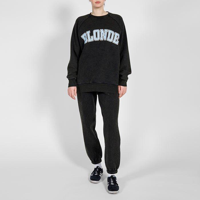 Women's The Blonde Not Your Boyfriend's Varsity Crew Sweatshirt