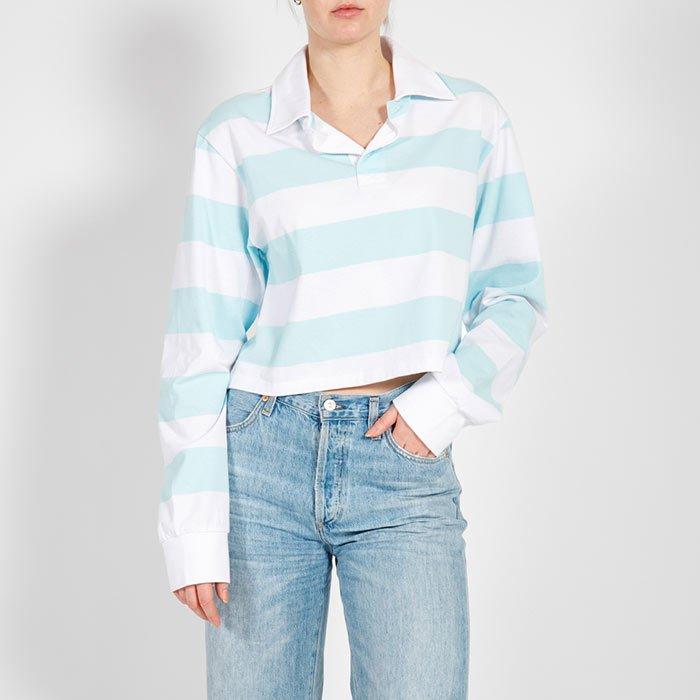 Cropped rugby jumper hotsell