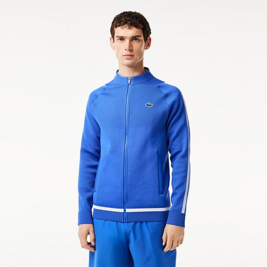 Men's Novak Djokovic 3D Jacquard Jacket | Lacoste | Sporting Life Online