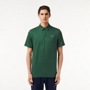 Lacoste Men's Golf Printed Recycled Polo