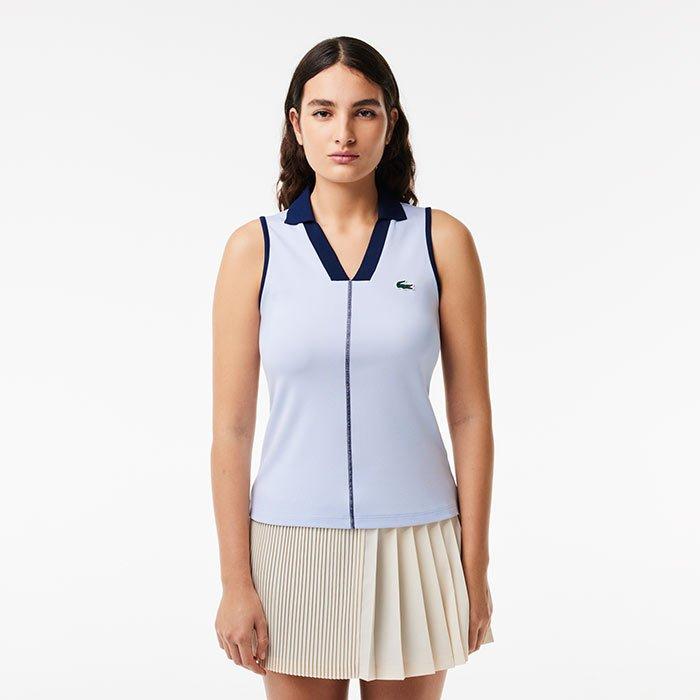 Women's Ultra Dry Sleeveless Polo | Lacoste | Sporting Life Online