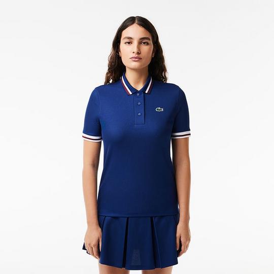 Women s Sport Contrast Collar Pique Polo