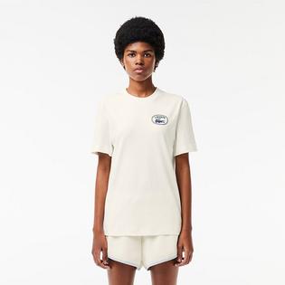 Lacoste T-shirt Signature Print pour femmes