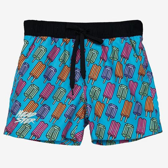 Headster Kids Kids   2-10  Pop Neon Swim Trunk