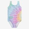 Maillot de bain une pi ce Tie-Dye pour enfants  2-10 