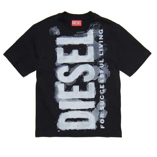 ★DIESEL★ T-shirt Gray A161850GIAS9DV Men's Treated long-sleeve T-shirt | Green | Diesel