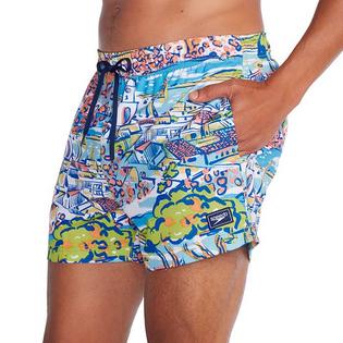 Speedo Men's Printed Redondo Edge 14" Volley Swim Trunk