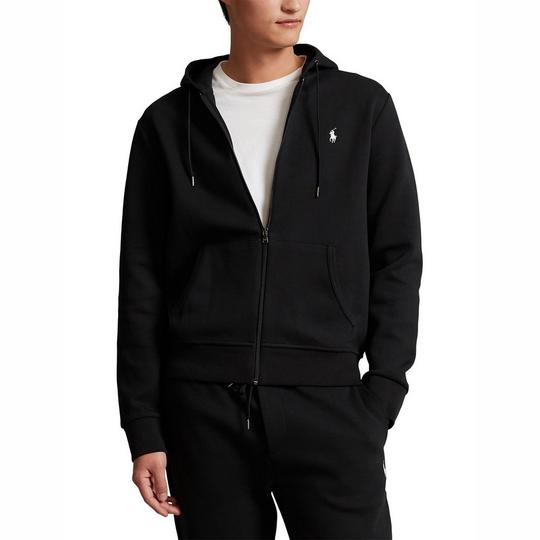 Men s Double Knit Full Zip Hoodie Polo Ralph Lauren Sporting Life Online