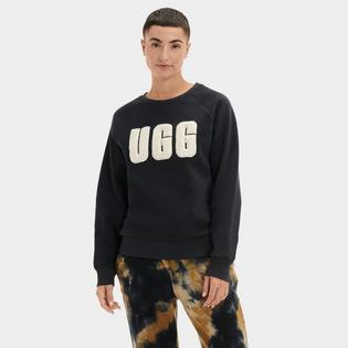 UGG Chandail &agrave; col rond Madeline Fuzzy Logo pour femmes