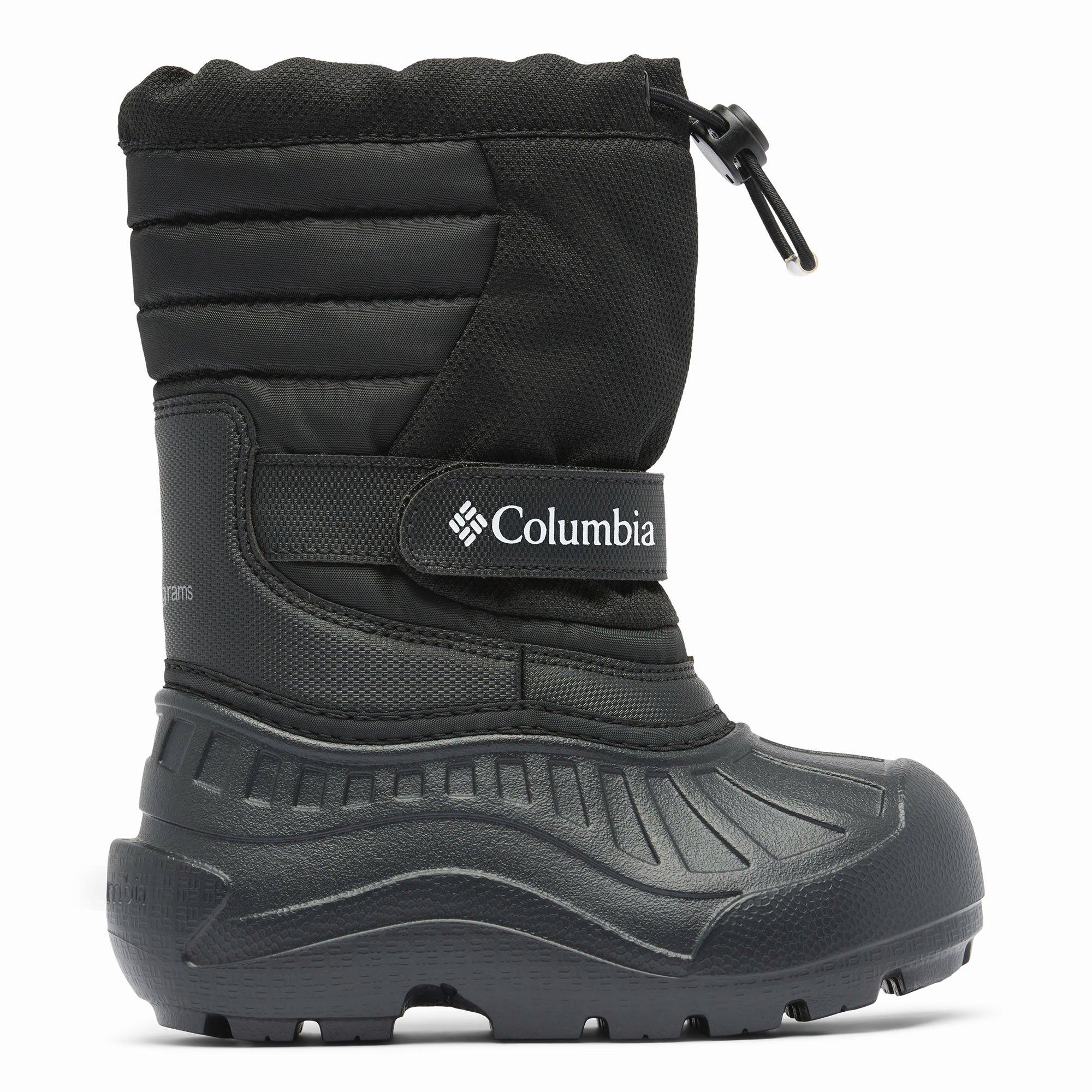 thumbnail image 2 of Girls' Black Winter Snow Boots - Warm Fur Lined, Water Repellent Nylon (Size 11-4) 2 of 9