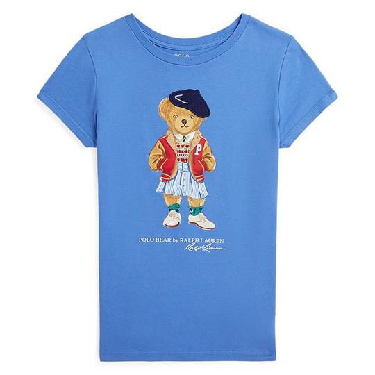 Junior Girls 7 16 Polo Bear Cotton Jersey T Shirt Ralph Lauren Childrenswear Sporting Life Online