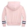 Junior Girls   7-16  Cricket-Stripe Cotton Terry Hoodie