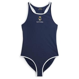 Junior Girls' [7-16] Polo Bear One-Piece Swimsuit
