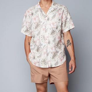 Chemise à motif floral pour hommes