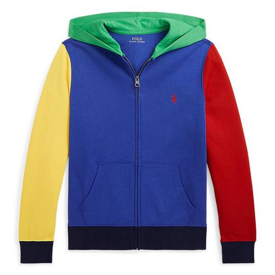 Ralph Lauren Childrenswear Chandail   capuchon avec glissi re Colourblocked Ombre-Logo pour gar ons juniors  8-20 