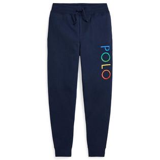Pantalon de jogging en double tricot Ombre-Logo pour garçons juniors [8-20]