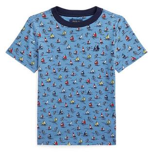 T-shirt Sailboat en jersey de coton pour garçons [5-7]