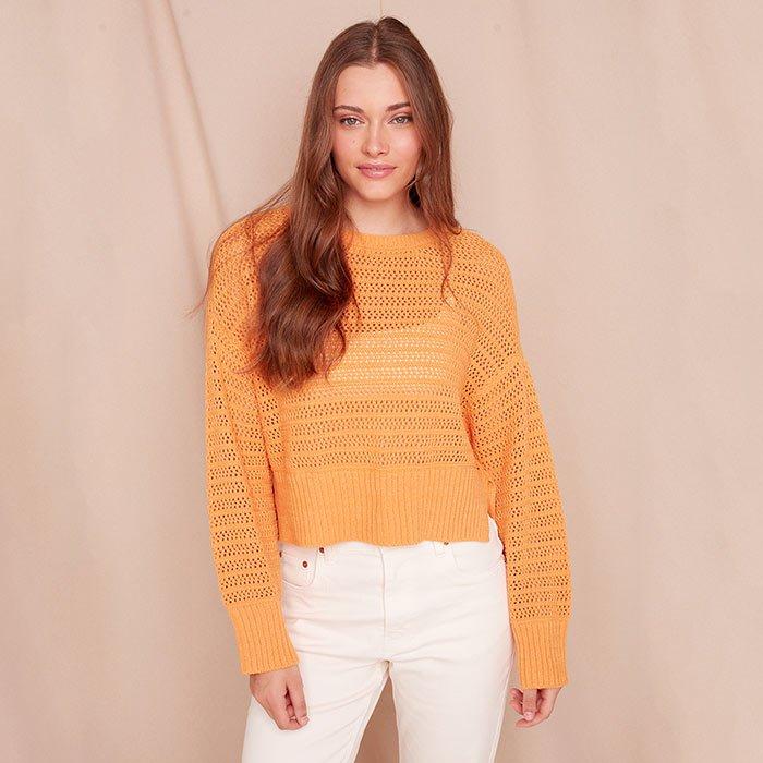 Women's Crochet Knit Sweater