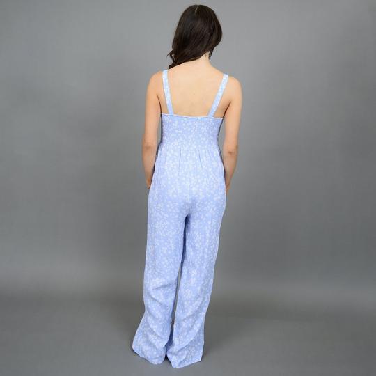 Light blue floral jumpsuit online