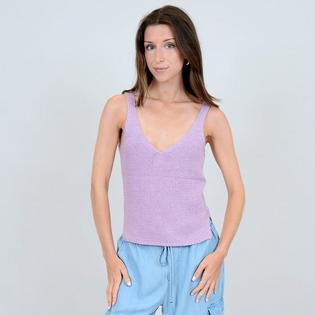 Women's Knit V-Neck Tank Top