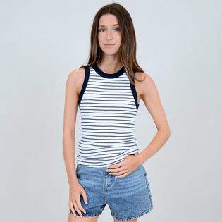 Women's Yarn-Dyed Ribbed Tank Top