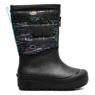 Bogs Juniors' [11-6] Snow Shell Zip Metallic Stripes Boot
