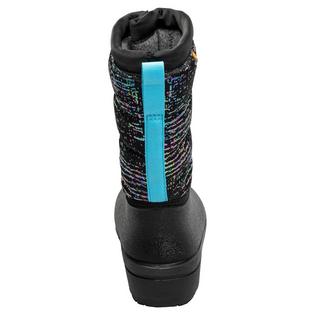 Bogs Bottes avec fermeture à glissière et rayures métalliques Snow Shell pour juniors [11-6]