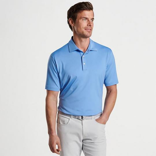 Peter Millar Polo en jersey de performance de couleur unie pour hommes