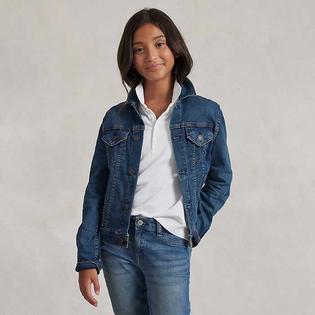 Polo Ralph Lauren Veste style camionneur en denim pour filles juniors [7-16]