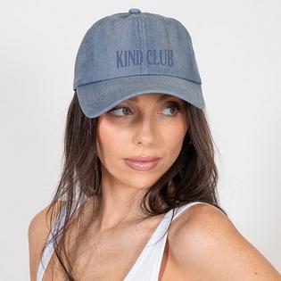 Brunette The Label Women's Kind Club Denim Baseball Cap