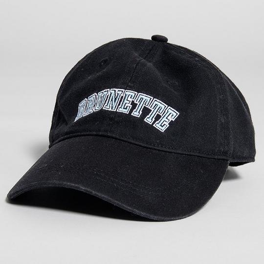 Brunette The Label Casquette de baseball The Brunette Denim pour femmes