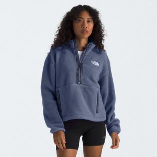 The North Face Haut en molleton &agrave; glissi&egrave;re 1/4 TNF Fleeski pour femmes