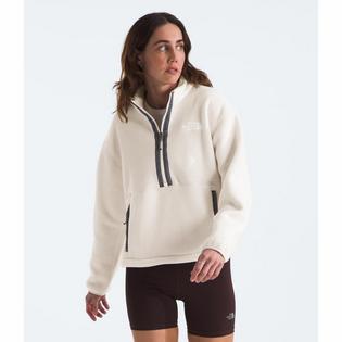The North Face Haut en molleton &agrave; glissi&egrave;re 1/4 TNF Fleeski pour femmes