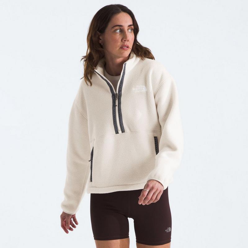 The North Face Haut en molleton &agrave; glissi&egrave;re 1/4 TNF Fleeski pour femmes