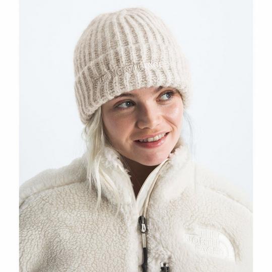 North face white beanie online